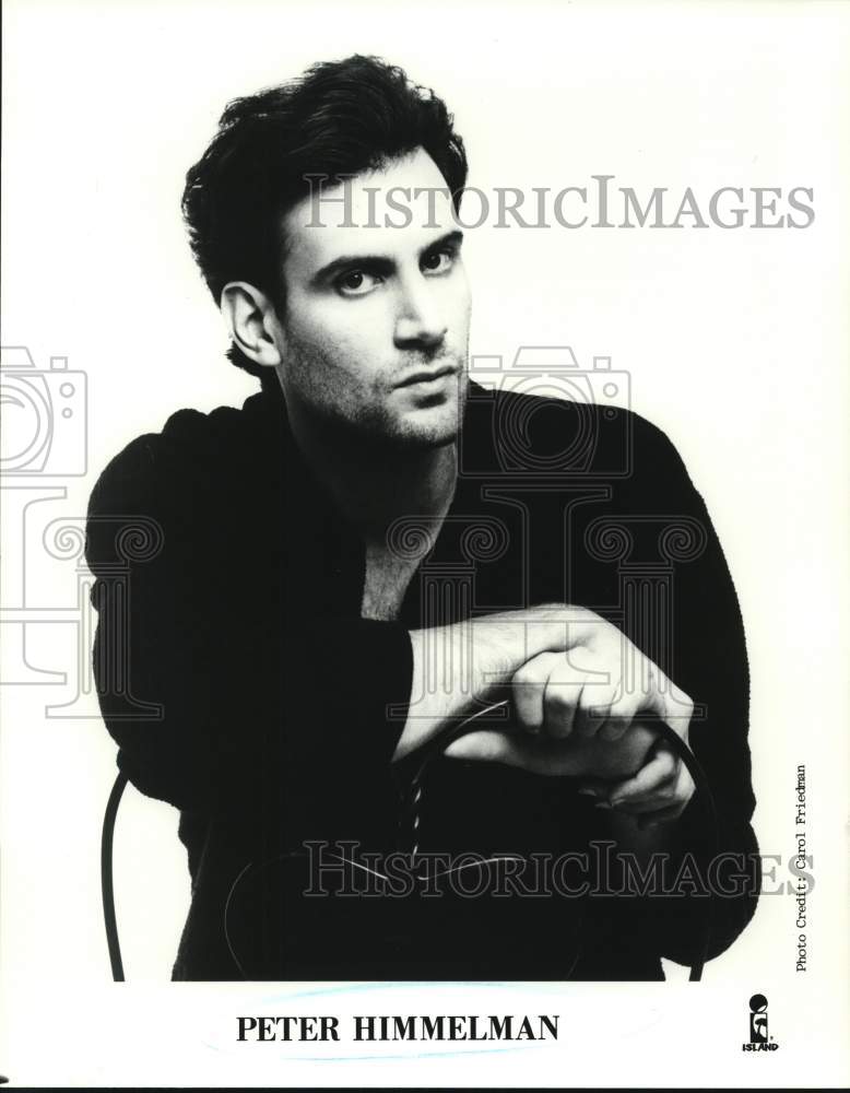1987 Press Photo Peter Himmelman, folk-rock and blues singer and musician.