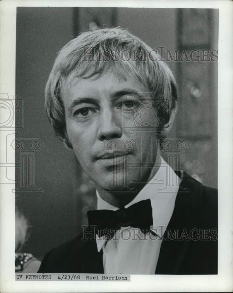 1968 Press Photo Close-up of Noel Harrison - hcp58406- Historic Images