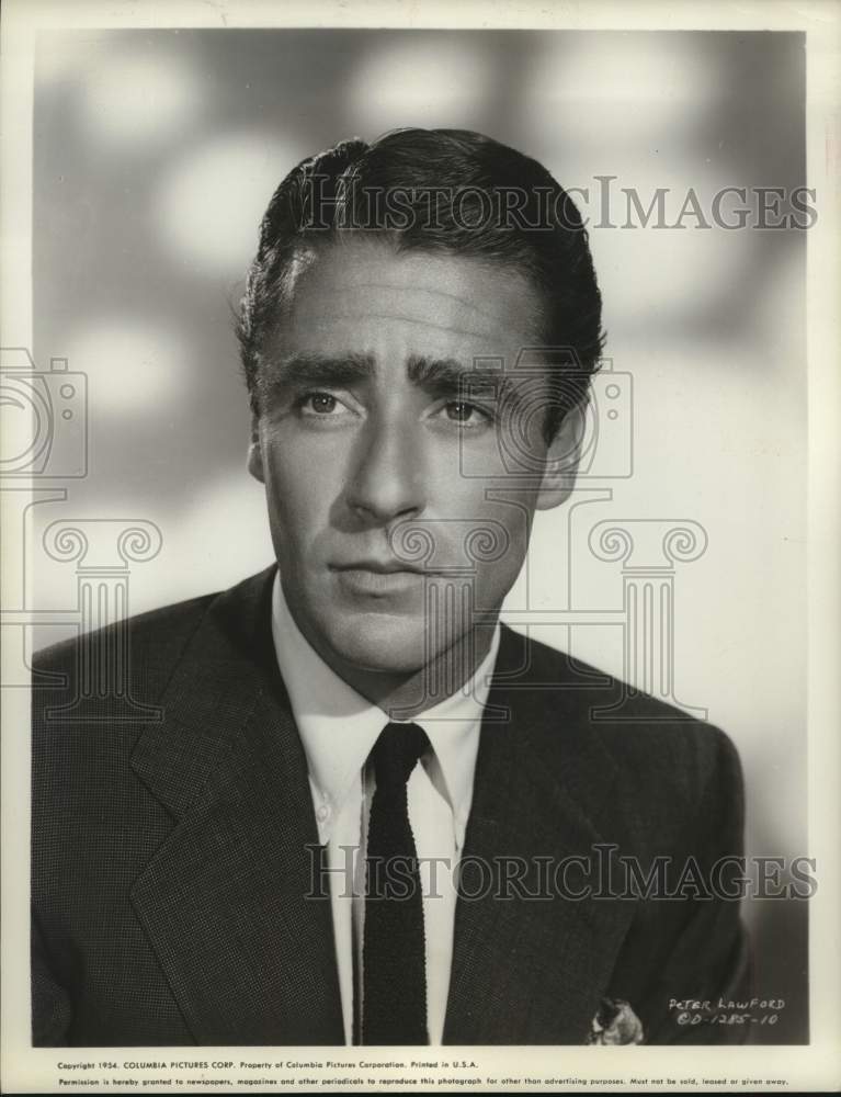 1954 Press Photo Actor Peter Lawford - hcp68566- Historic Images