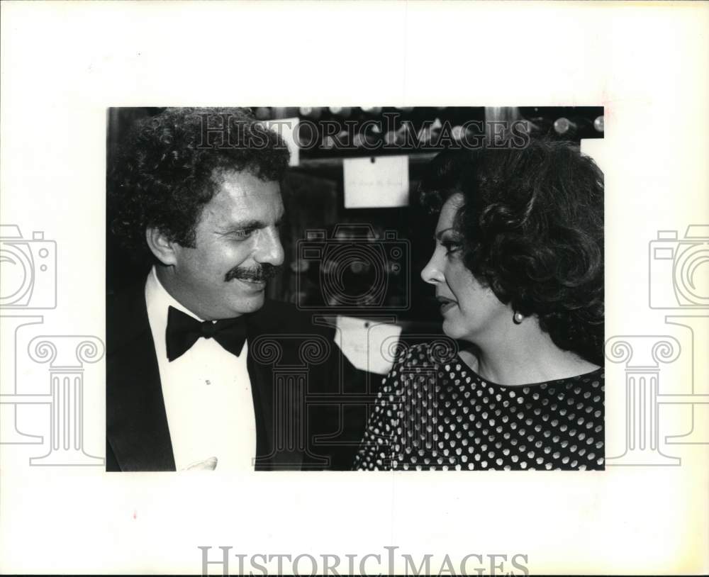 1979 Press Photo Singer Anna Moffo with Robert Piro at dinner. - hcp70603- Historic Images