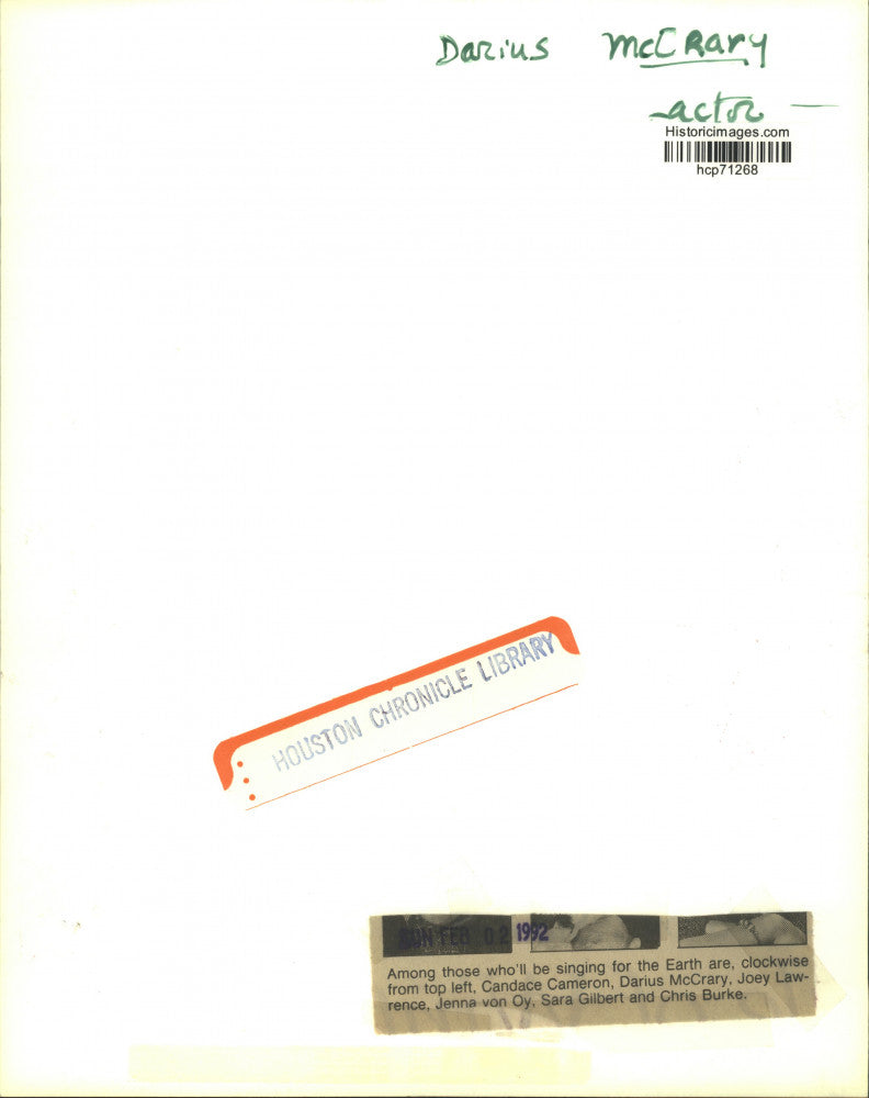 1990 Press Photo Actor Darius McCrary as Eddie Winslow on "Family Matters"