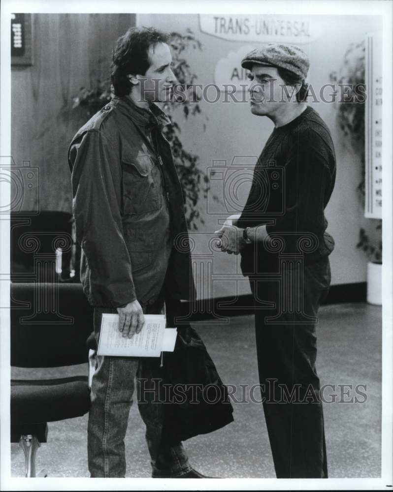 1994 Press Photo Anthony Newley & Co-Star on "Duet" - hcp72013