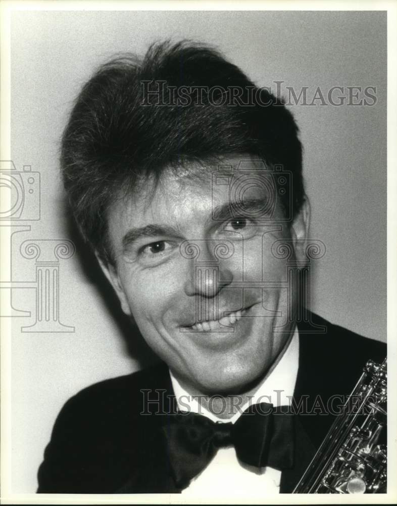 1989 Press Photo Richard Nunemaker, clarinetist and saxophonist, Houston, Texas- Historic Images