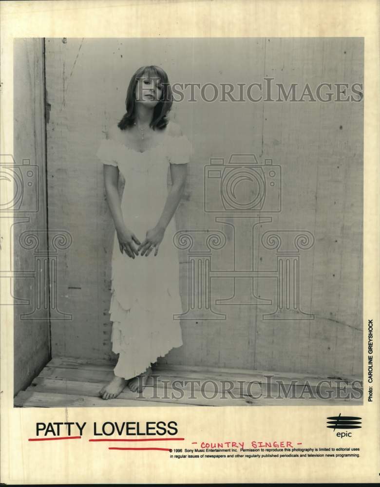 1996 Press Photo Country Singer Patty Loveless - hcp76570- Historic Images