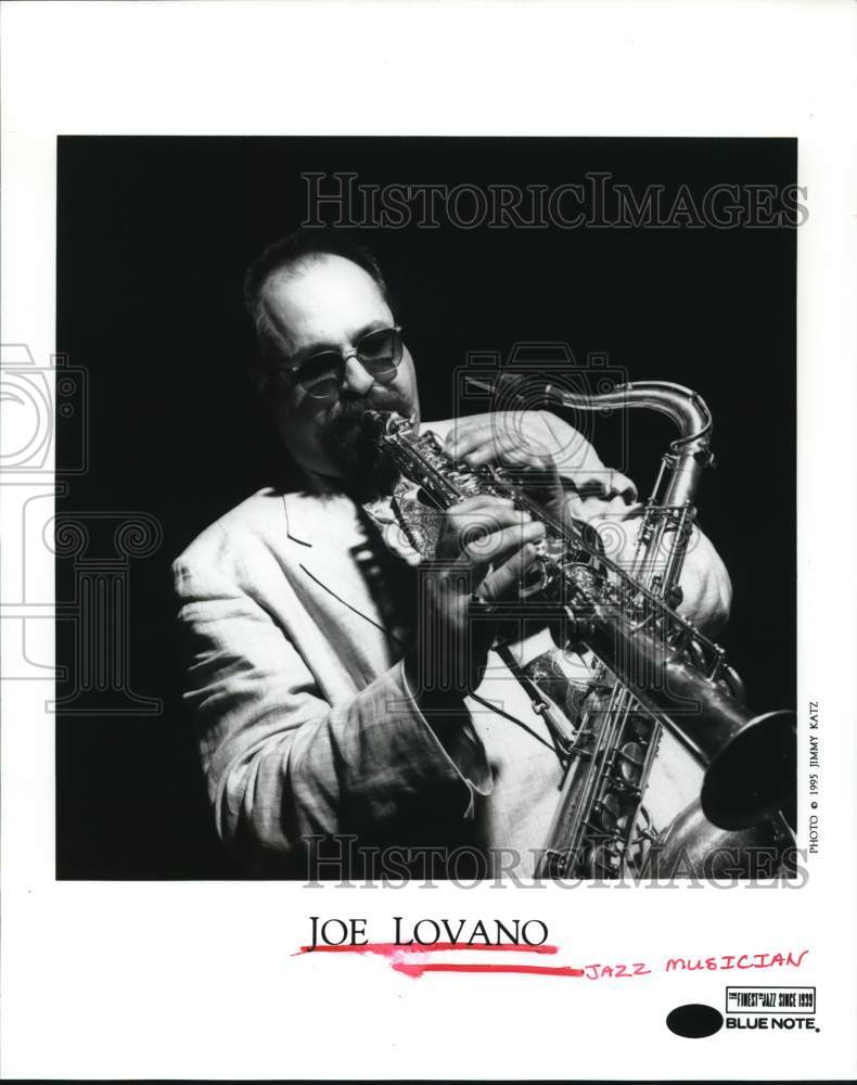 1995 Press Photo Jazz Musician Joe Lovano - hcp76583- Historic Images