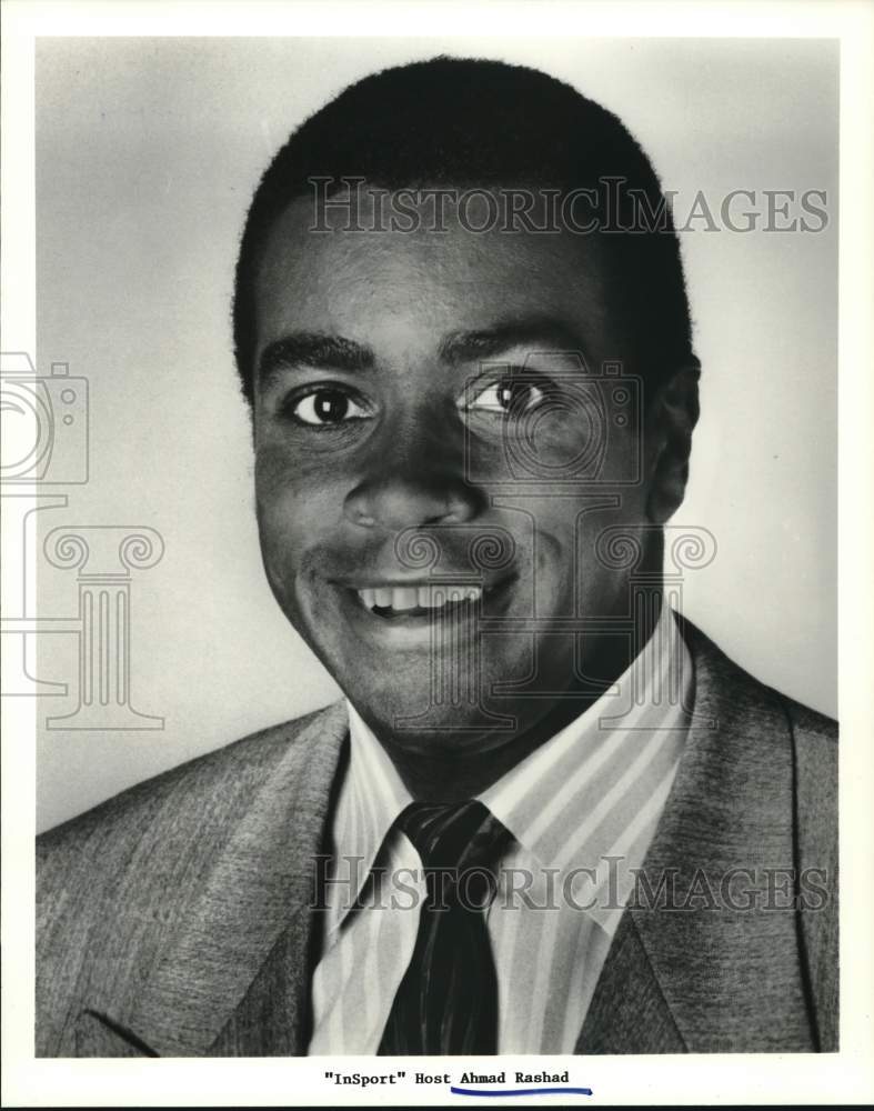 1991 Press Photo Ahmad Rashad, Host of &quot;InSport&quot; - hcp76868- Historic Images