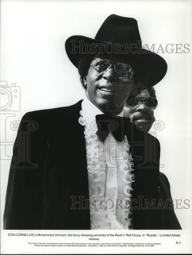 1980 Press Photo Don Cornelius stars as Mohammed Johnson in "Roadie" - hcp79913