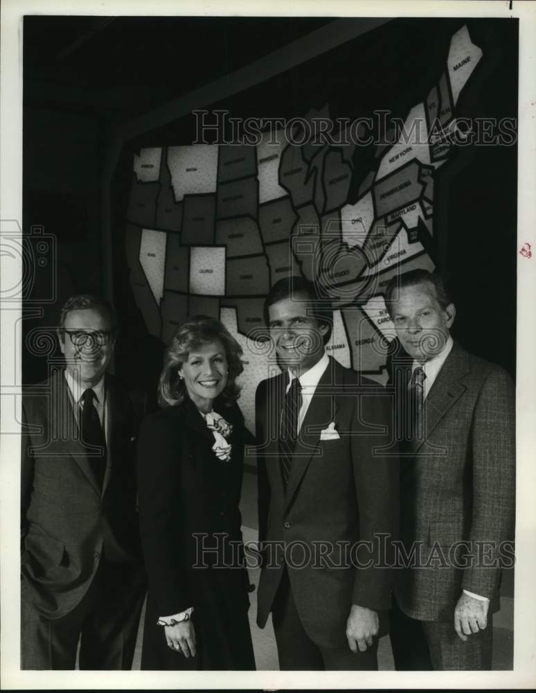 1980 Press Photo NBC News Election Night Reporters - hcp85902- Historic Images