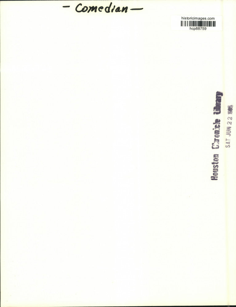 1985 Press Photo Comedian Billy Riback. - hcp88759