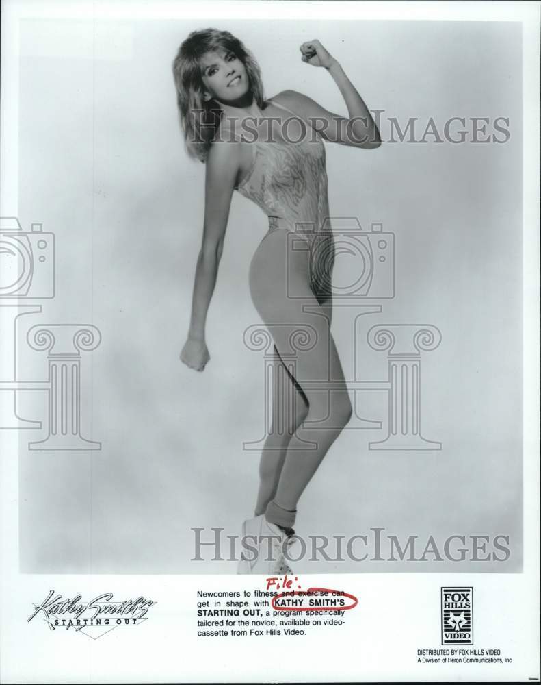 1988 Press Photo Exercise Expert Kathy Smith in &quot;Starting Out&quot; Video - hcp89127- Historic Images