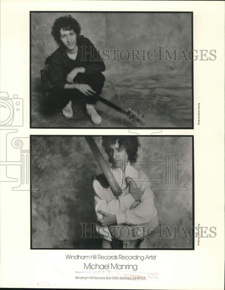 1986 Press Photo Musician Michael Manning - hcp92855- Historic Images