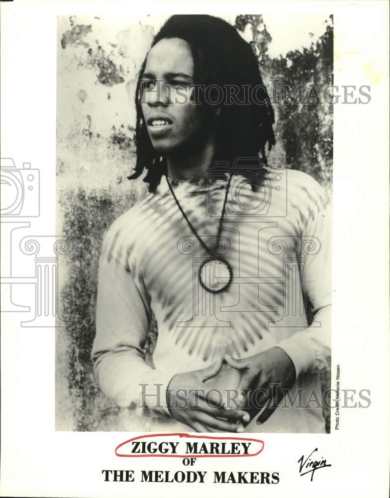 1991 Press Photo Singer Ziggy Marley of The Melody Makers - hcp92890- Historic Images