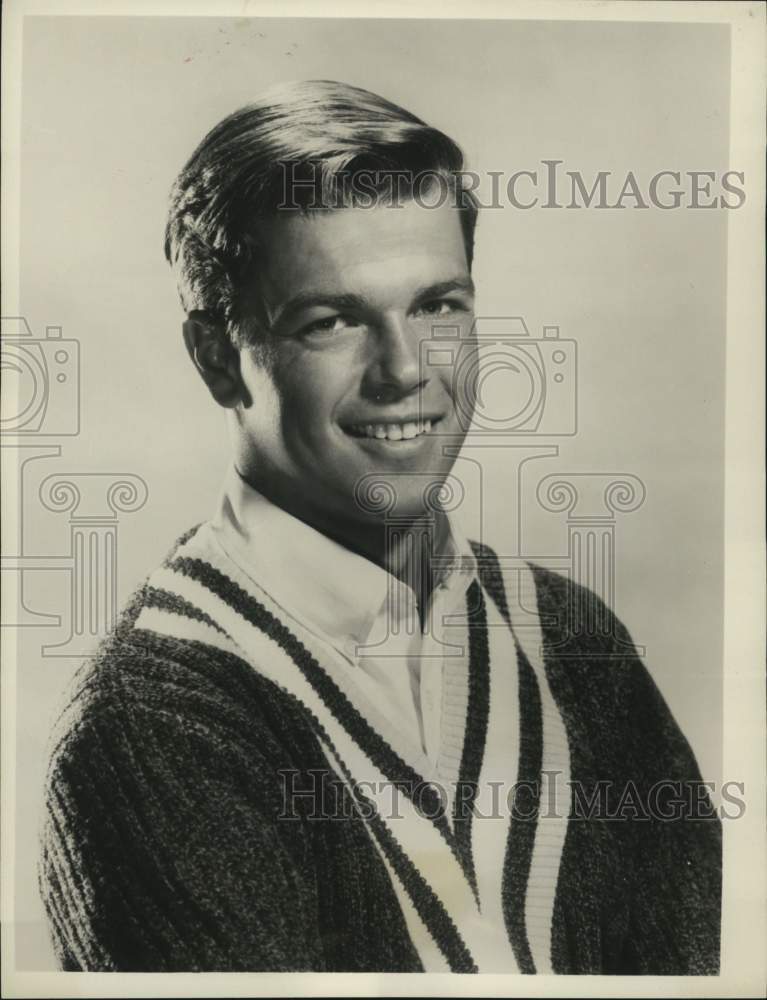 1962 Press Photo Actor Robert Logan, Star of &quot;77 Sunset Strip&quot; ABC Series- Historic Images