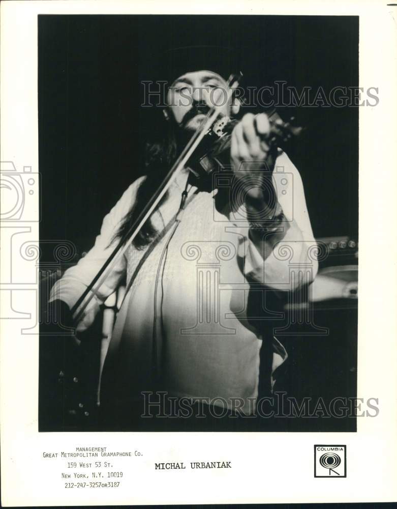 1975 Press Photo Musician Michal Urbaniak - hcp96484- Historic Images