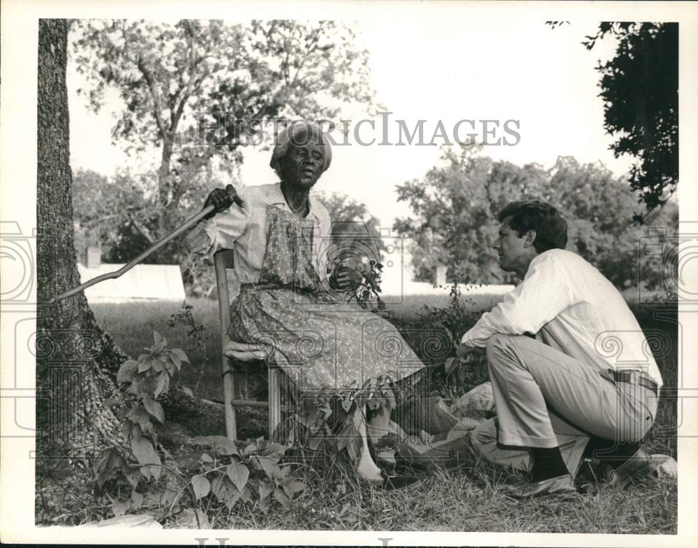 1974 Press Photo Scene from &quot;The Autobiography of Miss Jane Pittman&quot; - hcp97286- Historic Images