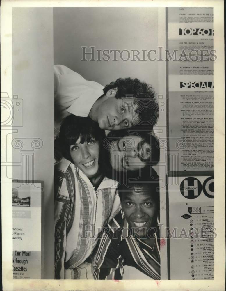 1969 Press Photo &quot;The Music Scene&quot; Cast Members - hcp98700- Historic Images