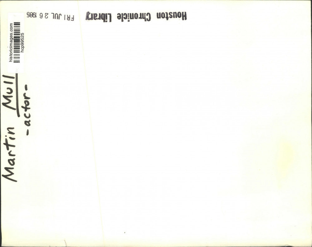 1985 Press Photo Actor Martin Mull - hcp99525