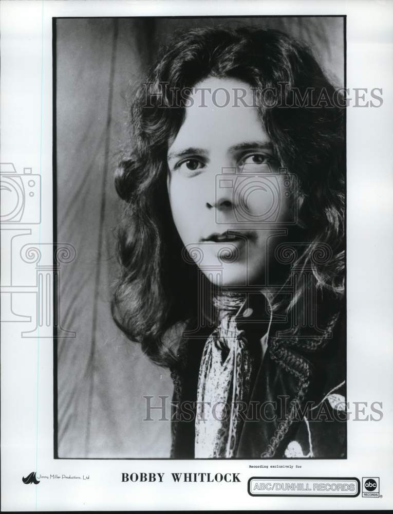 1972 Press Photo Bobby Whitlock, Musician - hcq01812- Historic Images