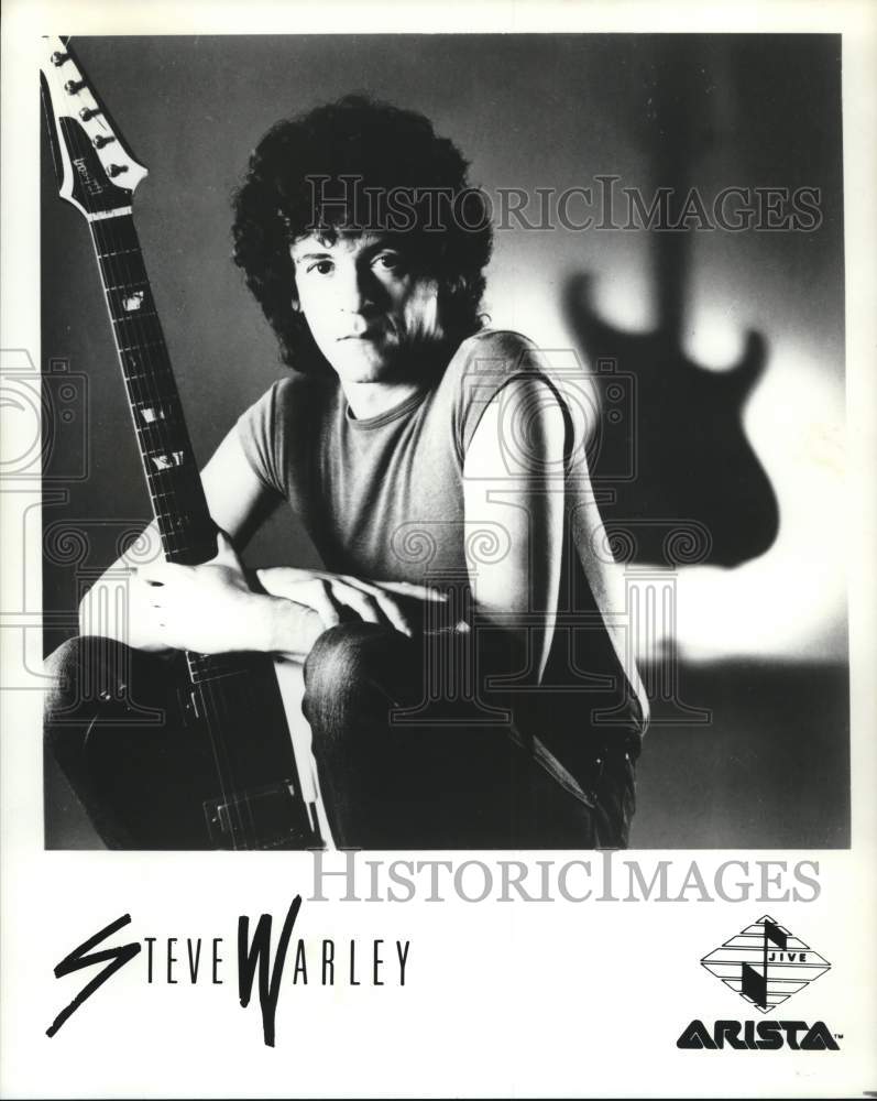 1982 Press Photo Steve Warley, Pop Musician - hcq04065- Historic Images