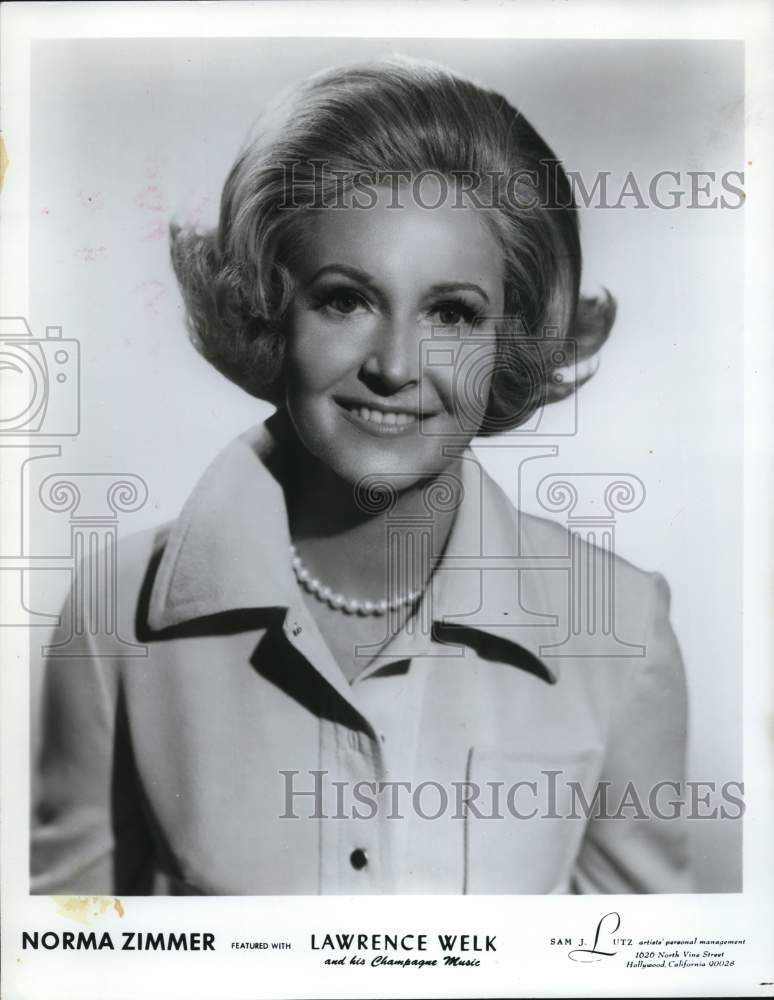 1976 Press Photo Norma Zimmer - hcq06100- Historic Images