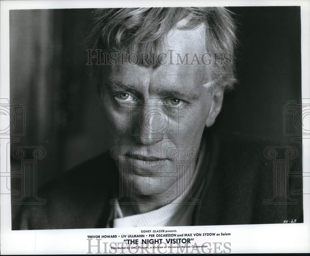 Press Photo Actor Max Von Sydow in &quot;The Night Visitor&quot; Film - hcq08436- Historic Images