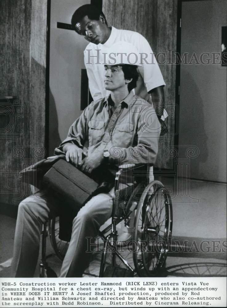 Press Photo Rick Lenz in a scene from "Where Does It Hurt?" - hcq09893- Historic Images