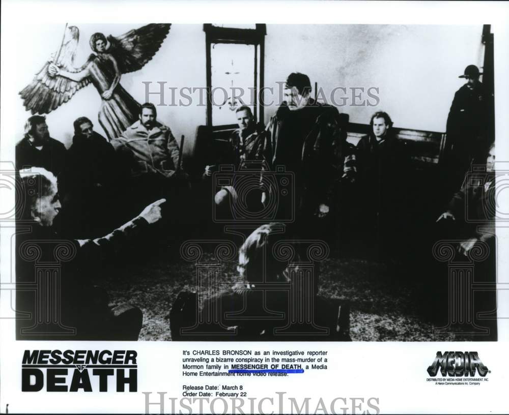 Press Photo Charles Bronson stars in film &quot;Messenger of Death&quot; - hcq10574- Historic Images