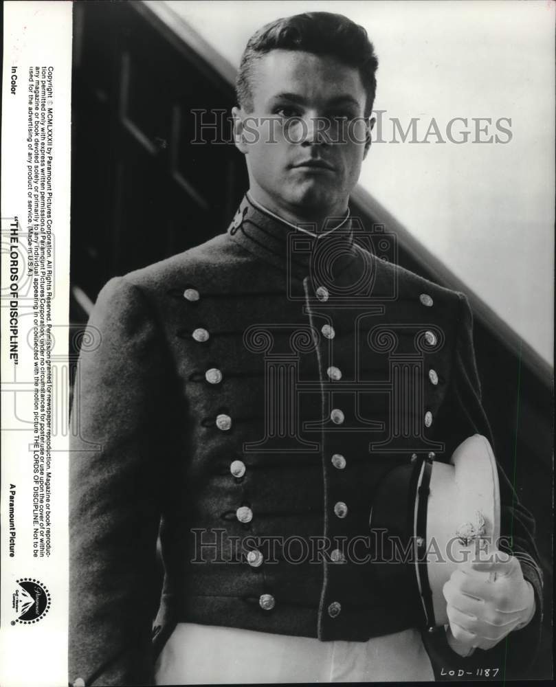 Press Photo Actor David Keith as Cadet in &quot;The Lords of Discipline&quot; - hcq14802- Historic Images