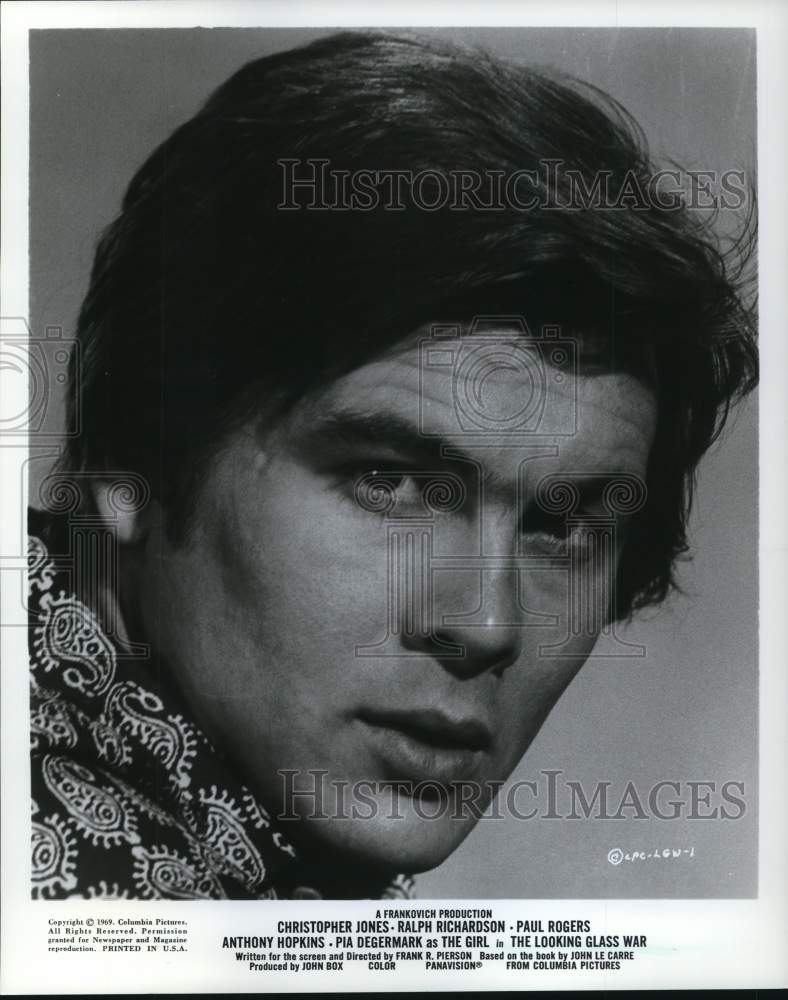 1969 Press Photo Actor Christopher Jones Stars in &quot;The Looking Glass War&quot;- Historic Images