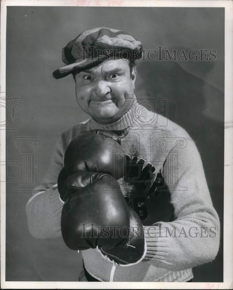 1957 Press Photo Comic Red Skelton as Character Cauliflower McPugg - hcq14946- Historic Images