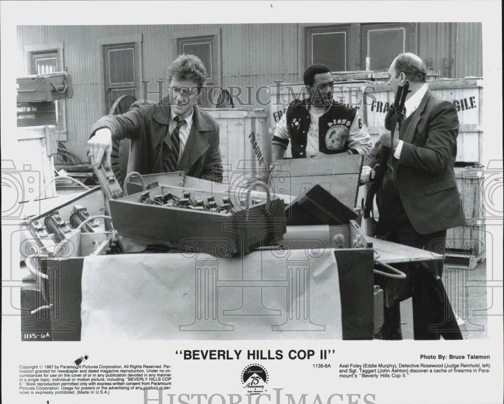 1987 Press Photo &quot;Beverly Hills Cop II&quot; Movie Scene - hcq16366- Historic Images