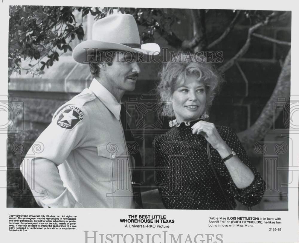 1982 Press Photo &quot;The Best Little Whorehouse in Texas&quot; Movie Scene - hcq16759- Historic Images