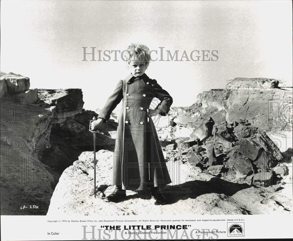 1974 Press Photo Steven Warner in &quot;The Little Prince&quot; Movie Scene - hcq17173- Historic Images