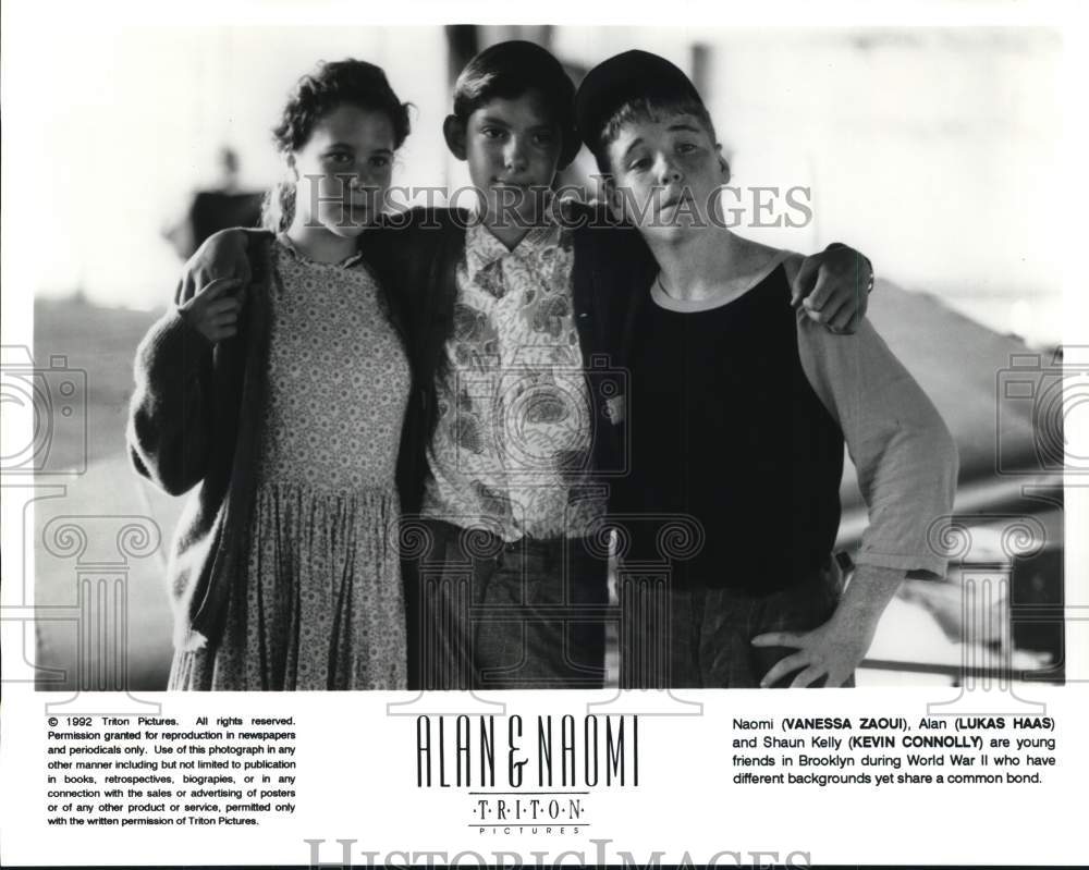 1992 Press Photo &quot;Alan &amp; Naomi&quot; Movie Cast Members - hcq17759- Historic Images