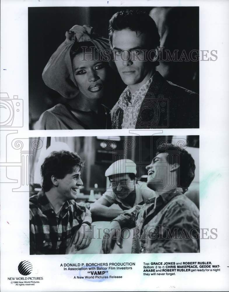 1986 Press Photo &quot;Vamp&quot; Movie Scenes - hcq19784- Historic Images