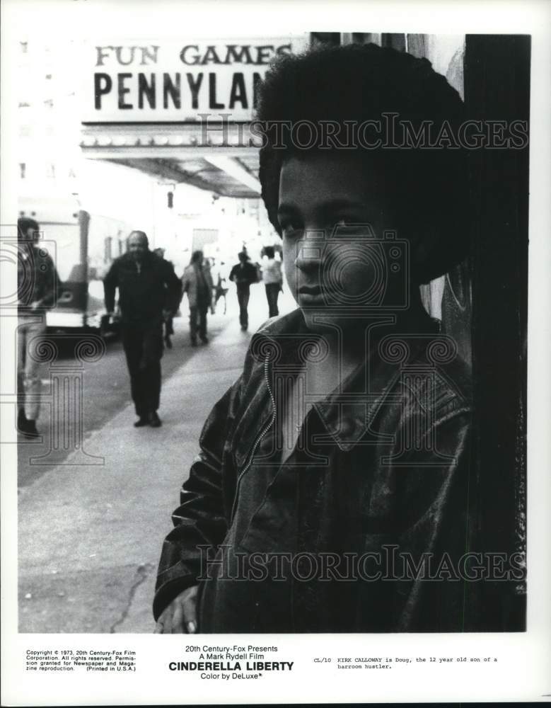 1973 Press Photo Actor Kirk Calloway in &quot;Cinderella Liberty&quot; Movie - hcq19821- Historic Images