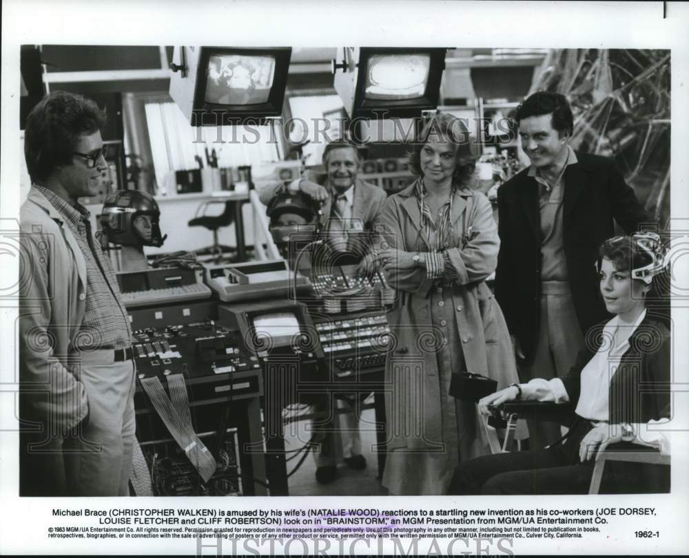 1983 Press Photo &quot;Brainstorm&quot; Movie Scene - hcq21468- Historic Images