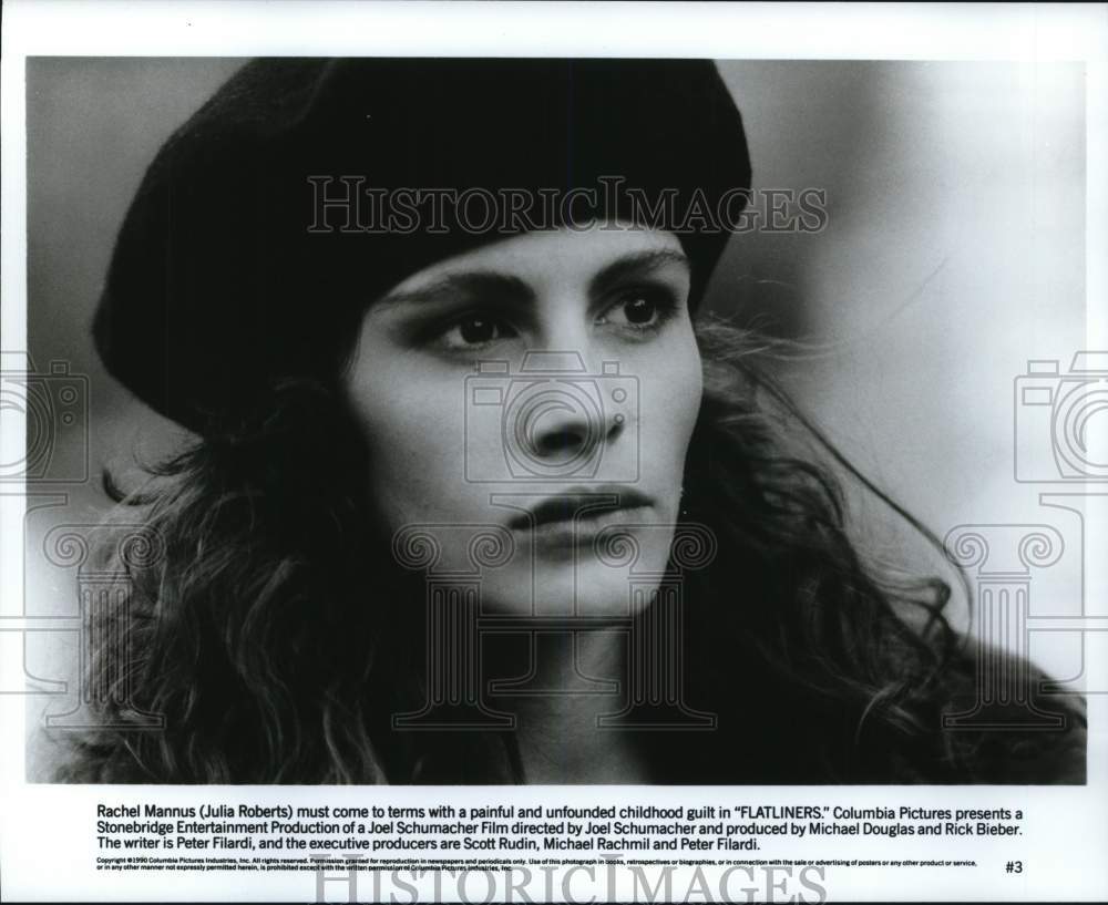 1990 Press Photo Julia Roberts in &quot;Flatliners&quot; Movie - hcq25113- Historic Images