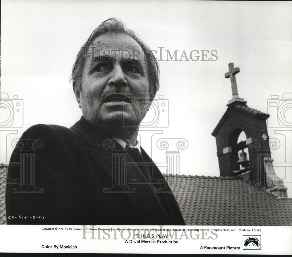 1972 Press Photo Actor James Mason in &quot;Child&#39;s Play&quot; Movie - hcq33735- Historic Images