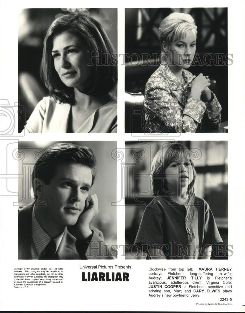 1997 Press Photo "Liar Liar" Movie Cast Members - hcq36399