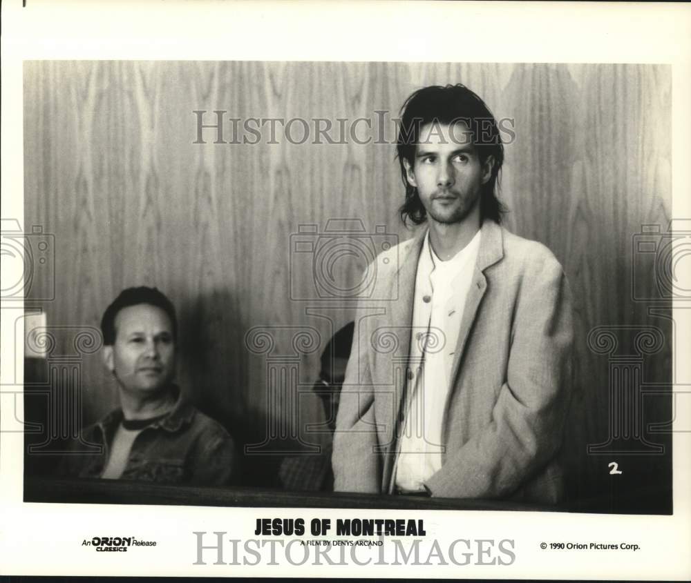 1990 Press Photo Actor Lothaire Bluteau in "Jesus of Montreal" Movie - hcq39474
