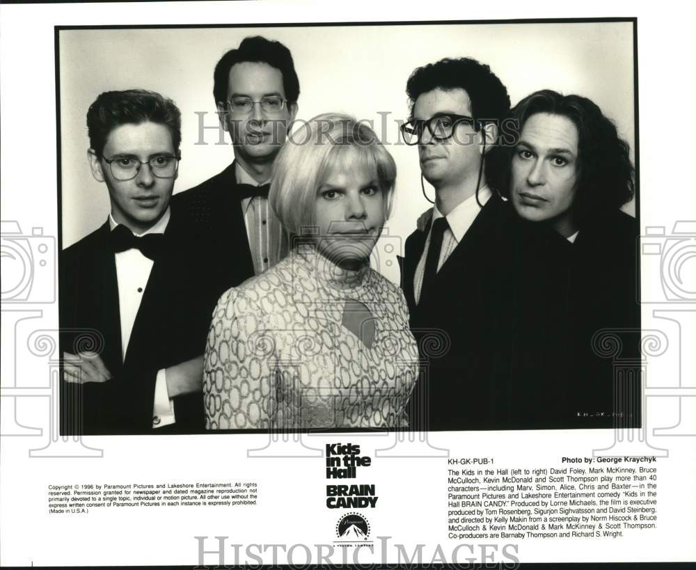 1996 Press Photo "Kids in the Hall: Brain Candy" Movie Cast Members - hcq39966- Historic Images