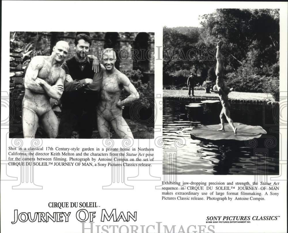 1999 Press Photo "Cirque du Soleil: Journey of Man" Movie Scenes - hcq43967