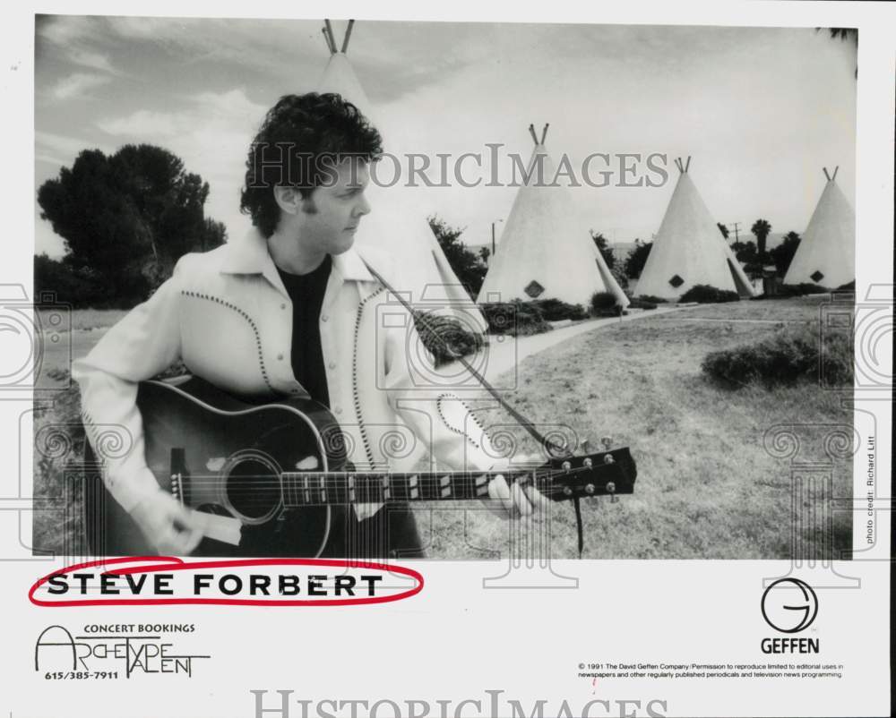 1991 Press Photo Musician Steve Forbert - hcq44961- Historic Images