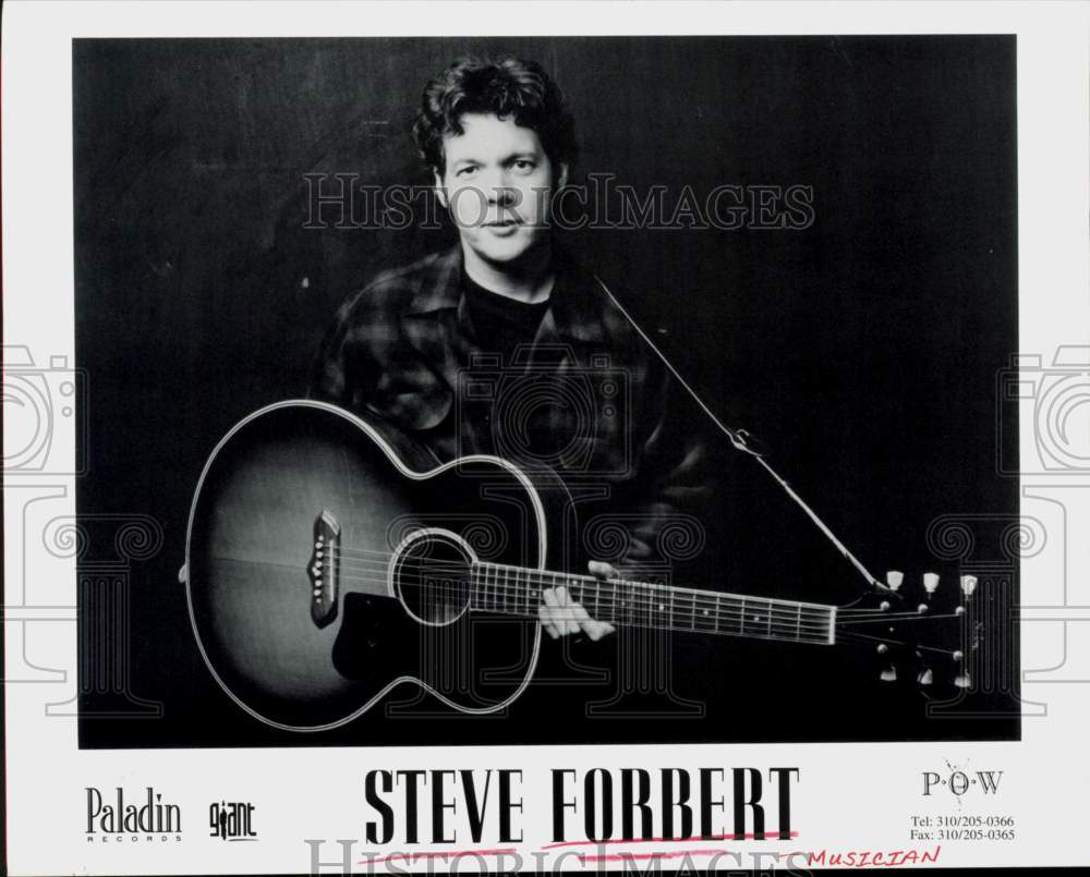 1996 Press Photo Musician Steve Forbert - hcq44962- Historic Images