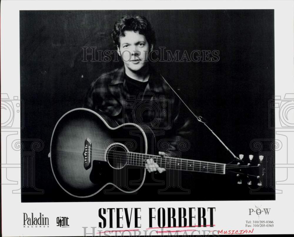 1996 Press Photo Musician Steve Forbert - hcq44962- Historic Images