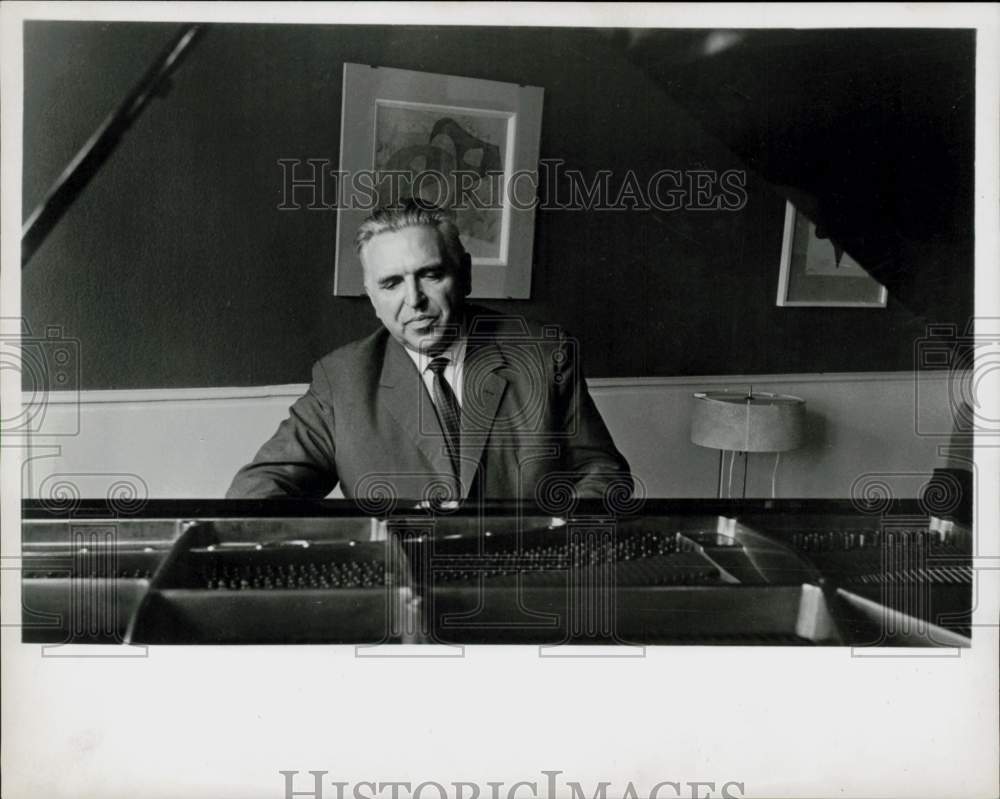 1970 Press Photo Hans Richter-Haaser, Pianist - hcq44966- Historic Images