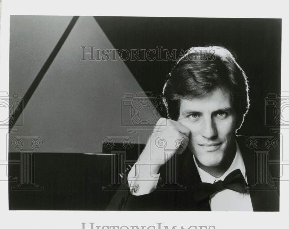1987 Press Photo Pianist Andreas Klein - hcq44970- Historic Images