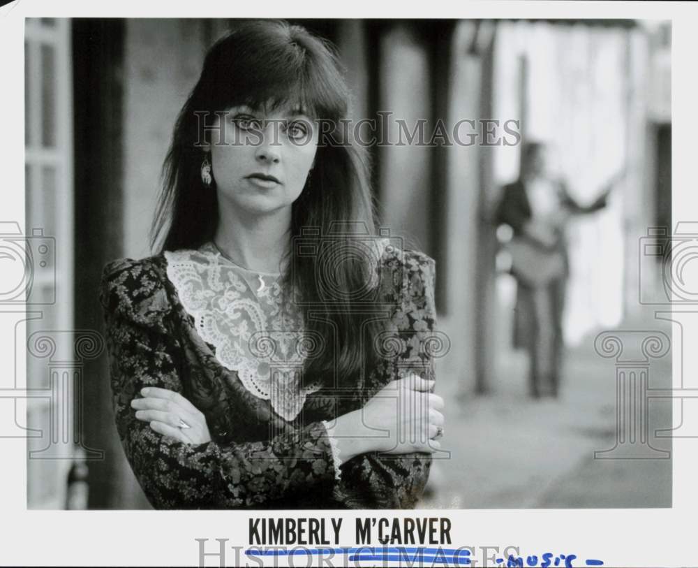 1990 Press Photo Musician Kimberly M&#39;Carver - hcq44982- Historic Images