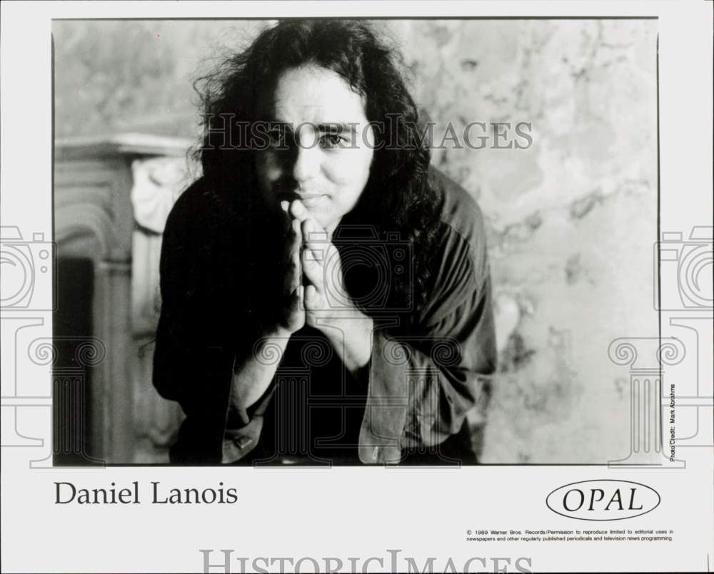 1989 Press Photo Musician Daniel Lanois - hcq44983- Historic Images